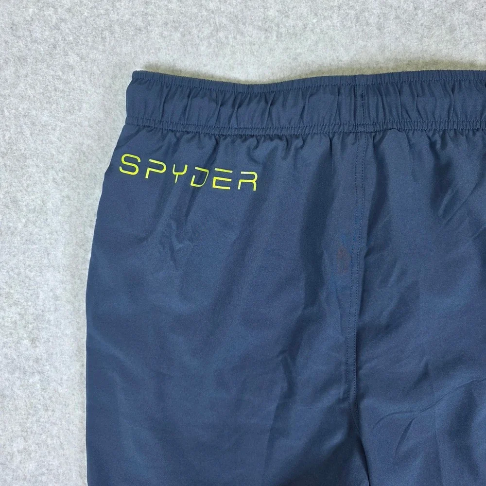 Spyder Swim Trunks Boys XL (18/20)‎ Blue Athletic Swimsuit Shorts UPF 30+, Beach